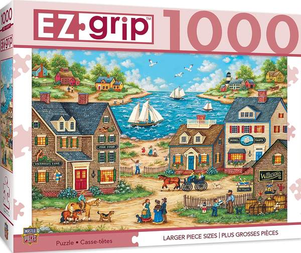 Puzzle Masterpieces: 1000 Piece EzGrip Mr. Wiggins Whirligigs