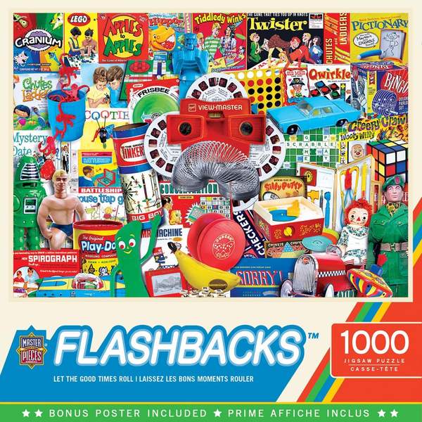 Puzzle Masterpieces: 1000 Piece Flashbacks - Let the Good Times Roll