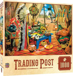 Puzzle Masterpieces: 1000 Piece Tribal Spirit - Trading Post