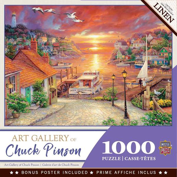 Puzzle Masterpieces: 1000 Piece Art Gallery - New Horizons