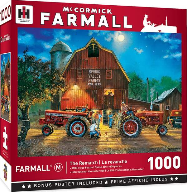 Puzzle Masterpieces: 1000 Piece Farmall Case IH - The Rematch