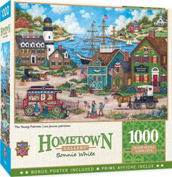 Puzzle Masterpieces: 1000 Piece Hometown Gallery - The Young Patriots
