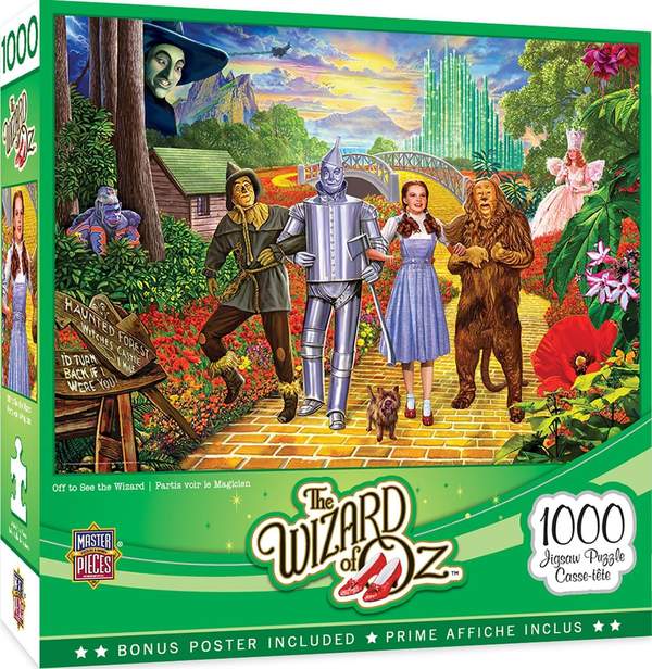 Puzzle Masterpieces: 1000 Piece The Wizard of Oz - Wizard of Oz
