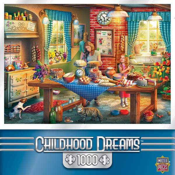 Puzzle Masterpieces: 1000 Piece Childhood Dreams - Baking Bread