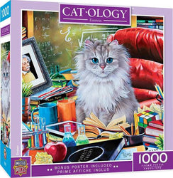 Puzzle Masterpieces: 1000 Piece Catology - Einstein