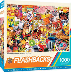 Puzzle Masterpieces: 1000 Piece Flashbacks - Breakfast Eats