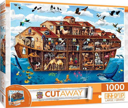 Puzzle Masterpieces: 1000 Piece EzGrip Cut-Aways - Noah's Ark