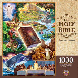 Puzzle Masterpieces: 1000 Piece Inspirational - The Holy Bible