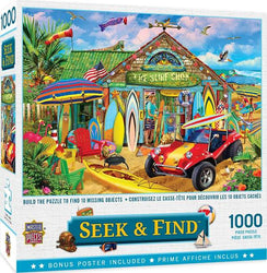 Puzzle Masterpieces: 1000 Piece Seek & Find - Beach Time Fun