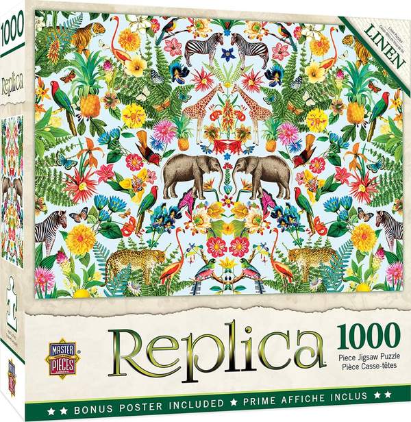 Puzzle Masterpieces: 1000 Piece Replica - Safari