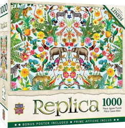Puzzle Masterpieces: 1000 Piece Replica - Safari