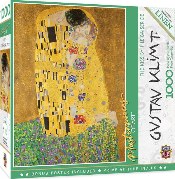 Puzzle Masterpieces: 1000 Piece Masterpieces - The Kiss