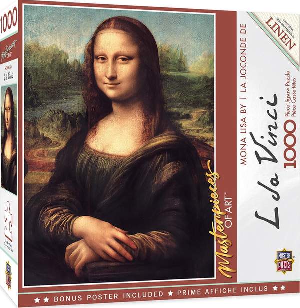 Puzzle Masterpieces: 1000 Piece Masterpieces - Mona Lisa