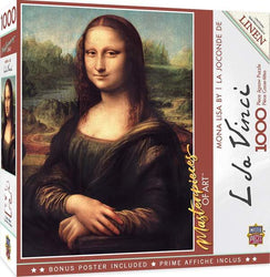 Puzzle Masterpieces: 1000 Piece Masterpieces - Mona Lisa