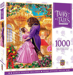 Puzzle Masterpieces: 1000 Piece Classic Fairy Tales - Beauty and the Beast