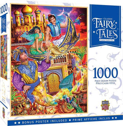Puzzle Masterpieces: 1000 Piece Classic Fairy Tales - Aladdin