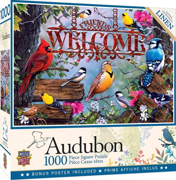 Puzzle Masterpieces: 1000 Piece Audubon - Perched