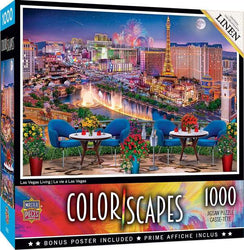 Puzzle Masterpieces: 1000 Piece Colorscapes - Las Vegas Living