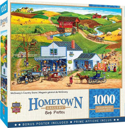Puzzle Masterpieces: 1000 Piece Hometown Gallery - McGiveny's Country Store