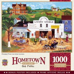 Puzzle Masterpieces: 1000 Piece Hometown Gallery - Changing Times