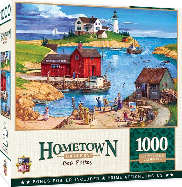 Puzzle Masterpieces: 1000 Piece Hometown Gallery - Ladium Bay