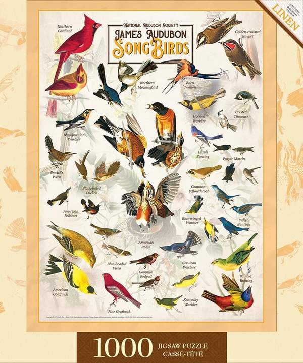 Puzzle Masterpieces: 1000 Piece Audubon - Songbirds