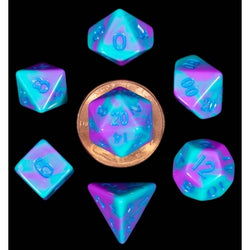 Dice Metallic Dice Co: Poly 7 Set Mini Combo