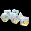 Dice Metallic Dice Co: Poly 7 Set Stone