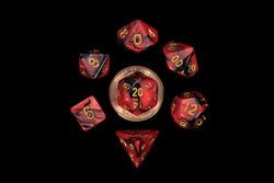 Dice Metallic Dice Co: Poly 7 Set Mini Combo