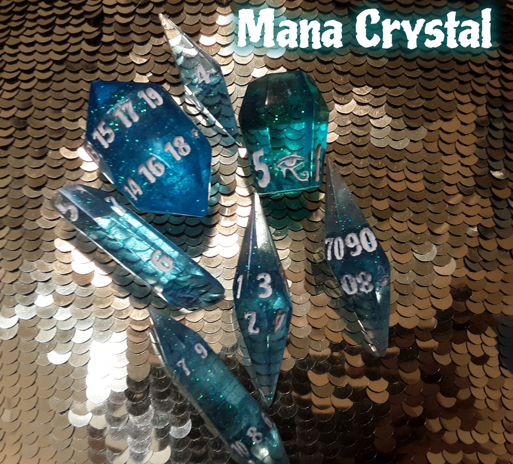 Dice Goblin Gear: Poly 7 Set Mana Crystal