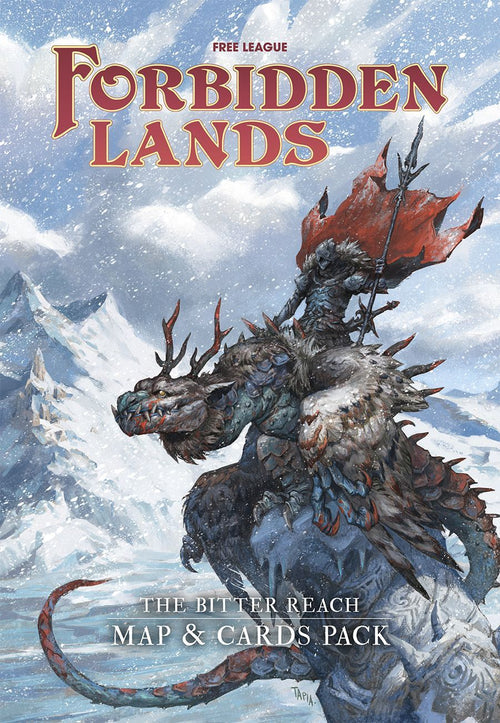 Forbidden Lands: The Bitter Reach Maps and Card