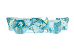 Dice Metallic Dice Co: Poly 7 Set Stone