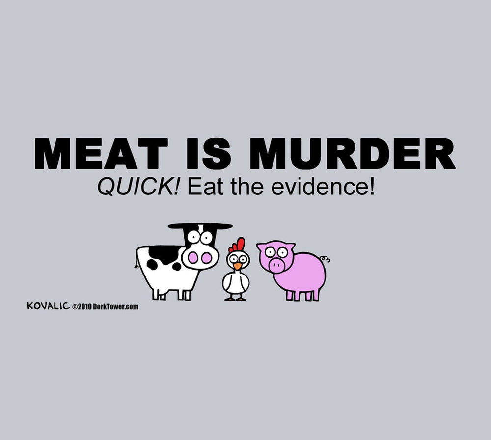 T-Shirt Offworld: Meat Is Murder