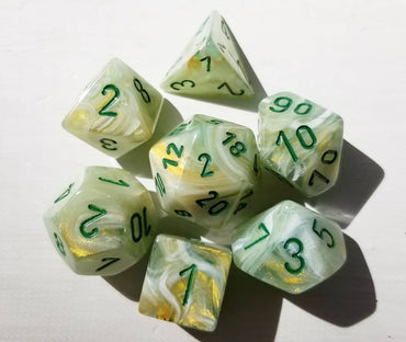 Dice Chessex: Poly 7 set Mini Marble