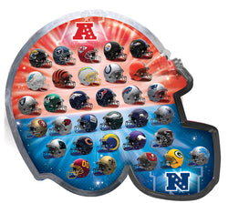 Puzzle Masterpieces:  500 Piece Shaped NFL Team Logos - Helmet Shaped