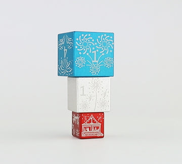 Dice Sirius Stackable Set: Engraved Aluminum