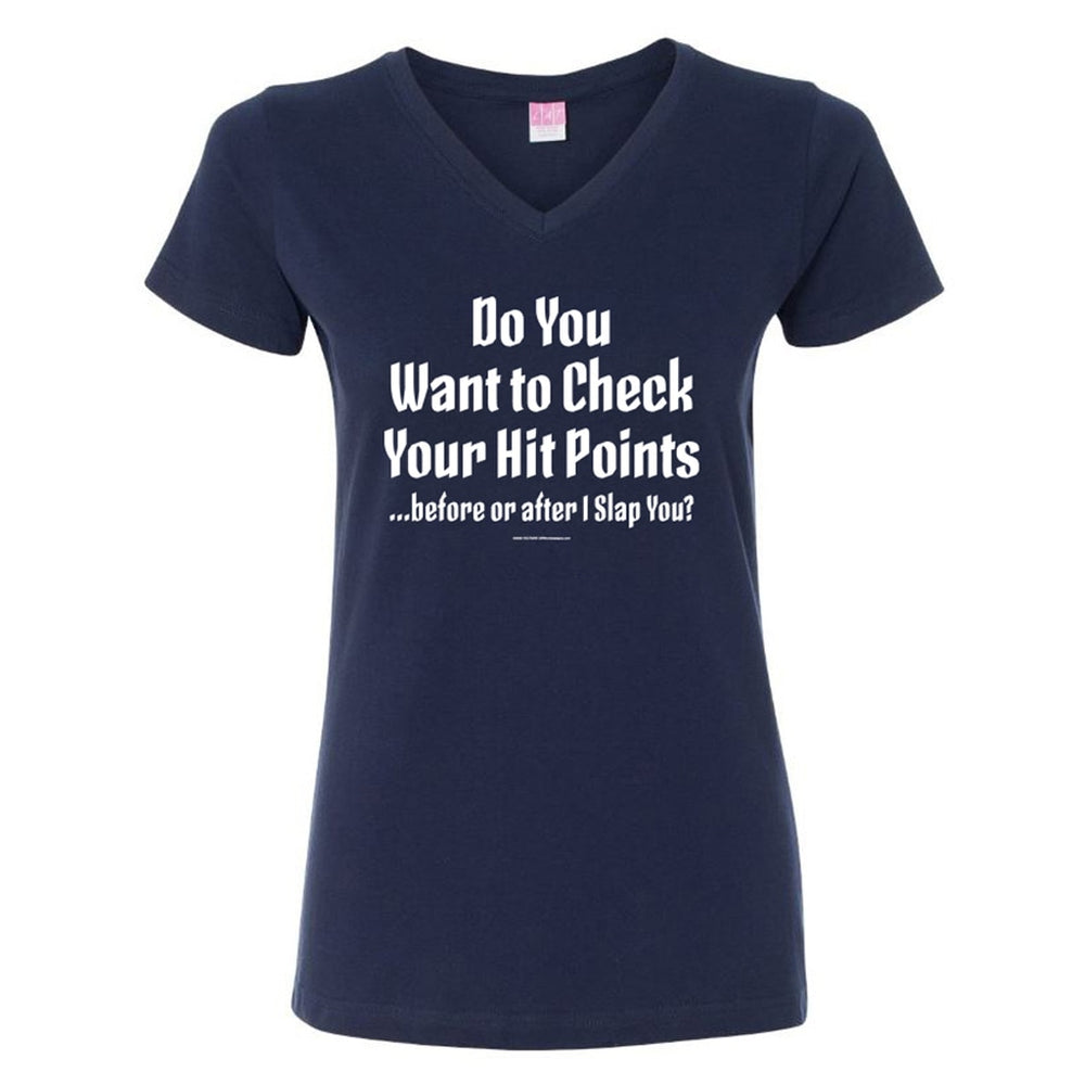 T-Shirt Offworld: Check Your Hit Points - Ladies T