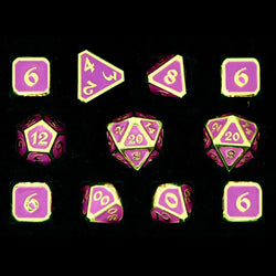 Dice DieHard Dice: Poly 11 set Metal Mythica AfterDark