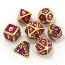 Dice DieHard Dice: Poly 7 set Metal Mythica AfterDark