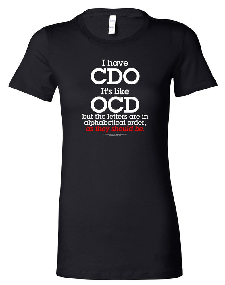 T-Shirt Offworld: Ocd V-Neck Ladies Cut