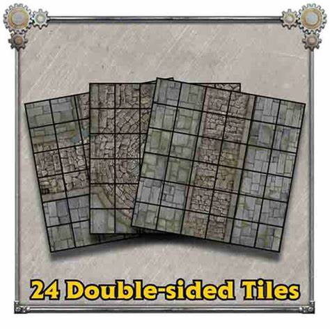 Iron Kingdoms 5E: Tiles - Corvis City Streets