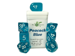 Dice Role 4 Initiative: Poly 7 Set Translucent w/ Arch'd D4
