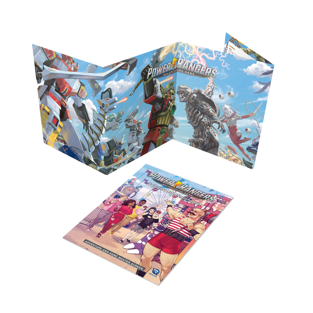 Power Rangers RPG: GM Screen & A Glutton for Punishment Adventure Book
