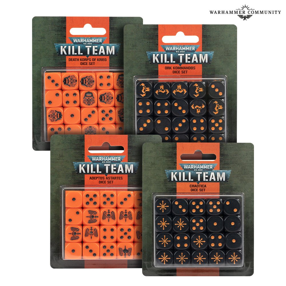 Warhammer 40K Kill Team: Dice - Ork Kommandos