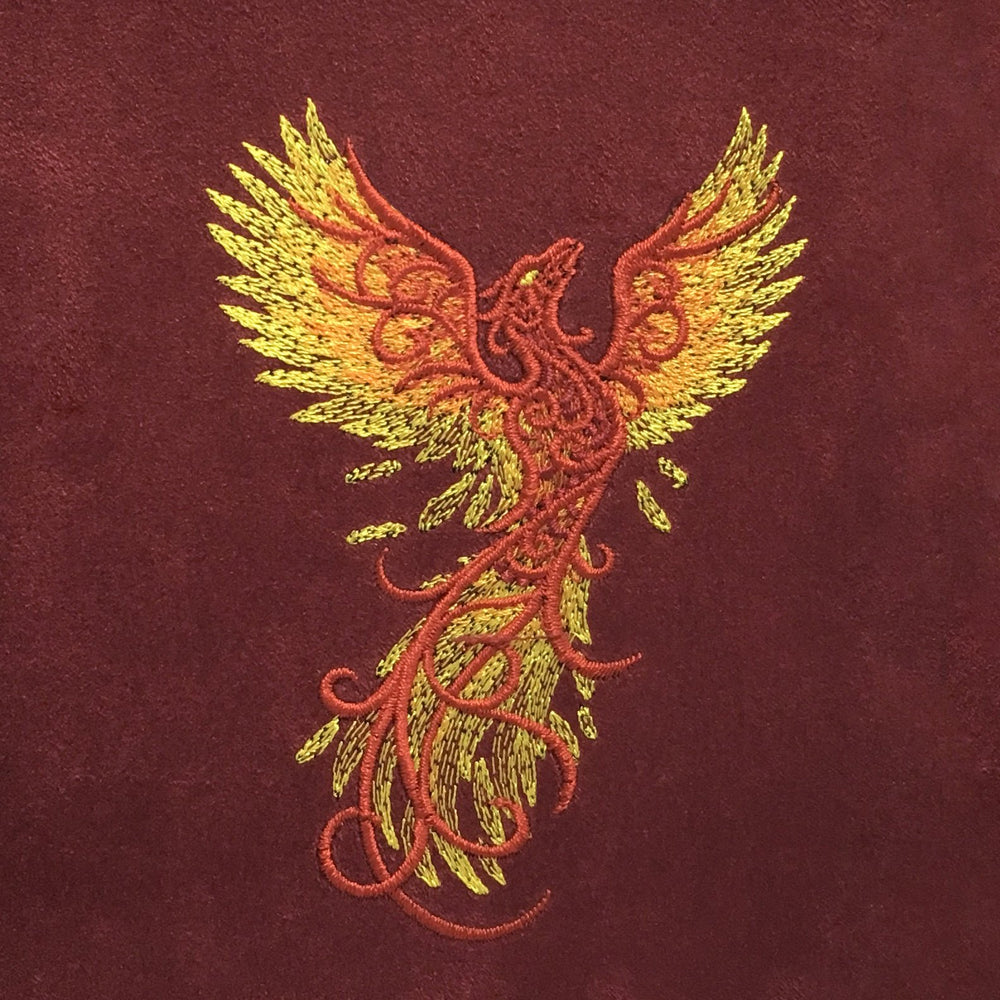 Dice Bag Red King: Embroidered