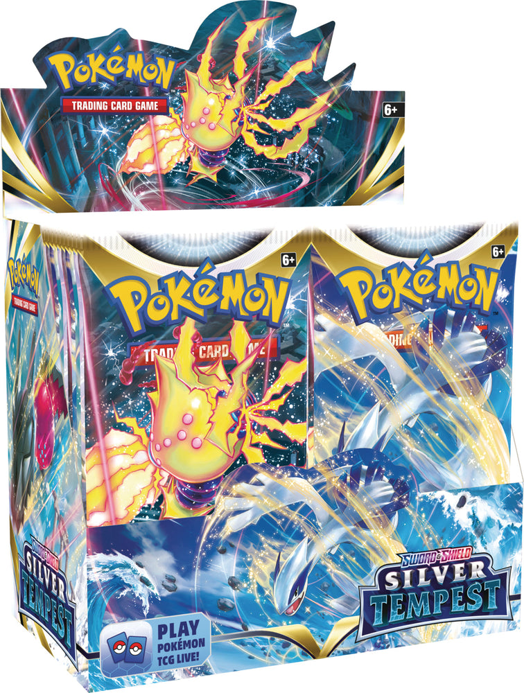 Pokemon: Sword & Shield 12: Silver Tempest Booster Display