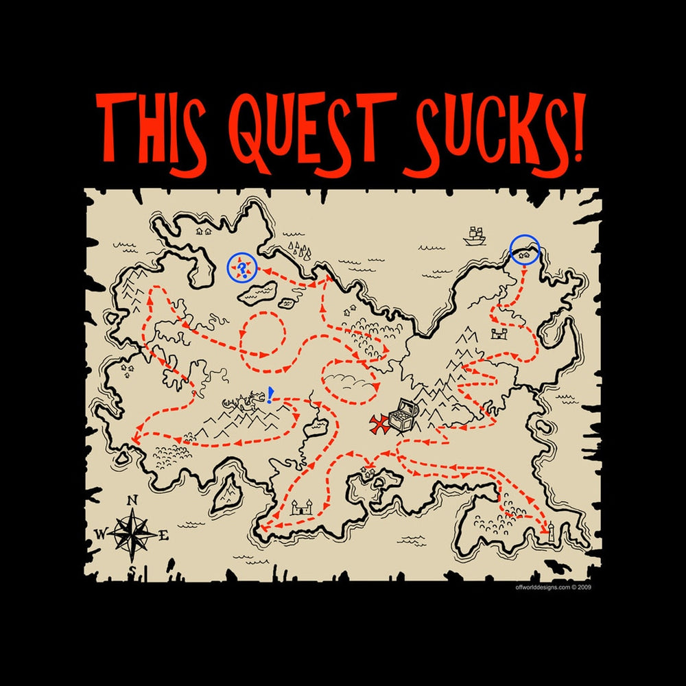 T-Shirt Offworld: Quest Sucks