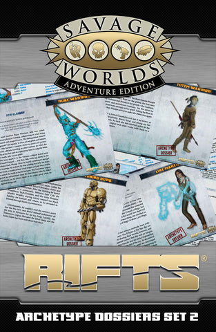 Savage Worlds Rifts: Archetype Dossiers Set 2 (Dossiers Sets 4 & 5)