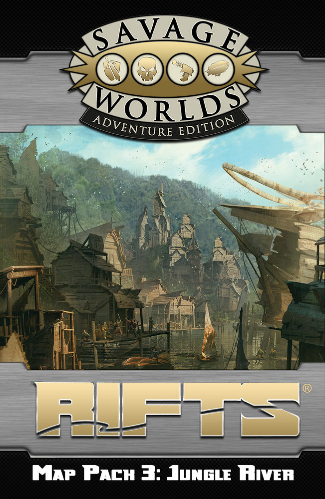 Savage Worlds Rifts: South America Map Pack 3: Jungle River/Ruins