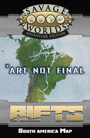 Savage Worlds Rifts: Map of South America